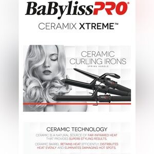 Babyliss pro ceramic extreme curing iron